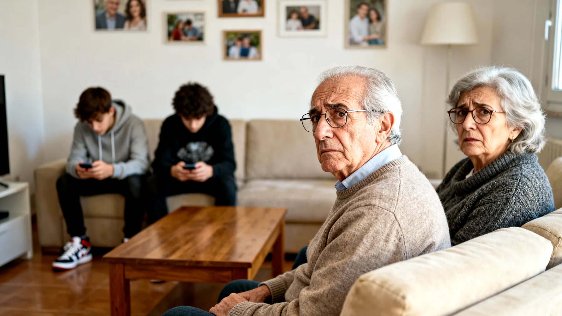 I nonni si sentono in colpa perché non riescono a comprendere il mondo degli adolescenti nipoti, temendo di essere giudicati obsoleti o di aver perso rilevanza nella loro vita"