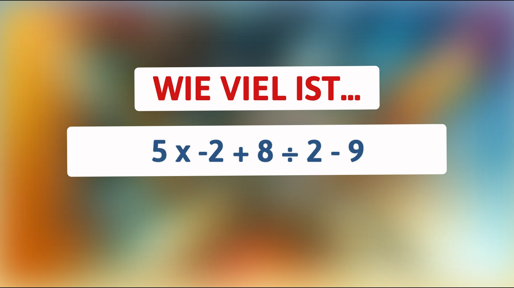Bist du schlau genug, dieses mathematische Rätsel zu lösen, das Genies überlistet? Teste deine Denkkraft!"