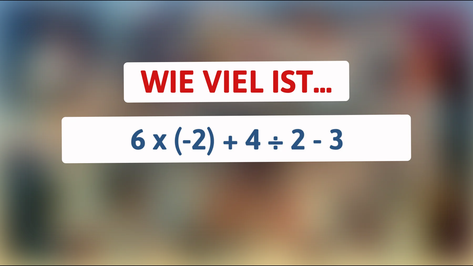 Nur 1% der Menschen können dieses mathematische Rätsel lösen! Bist du schlau genug, um die richtige Antwort zu finden?"
