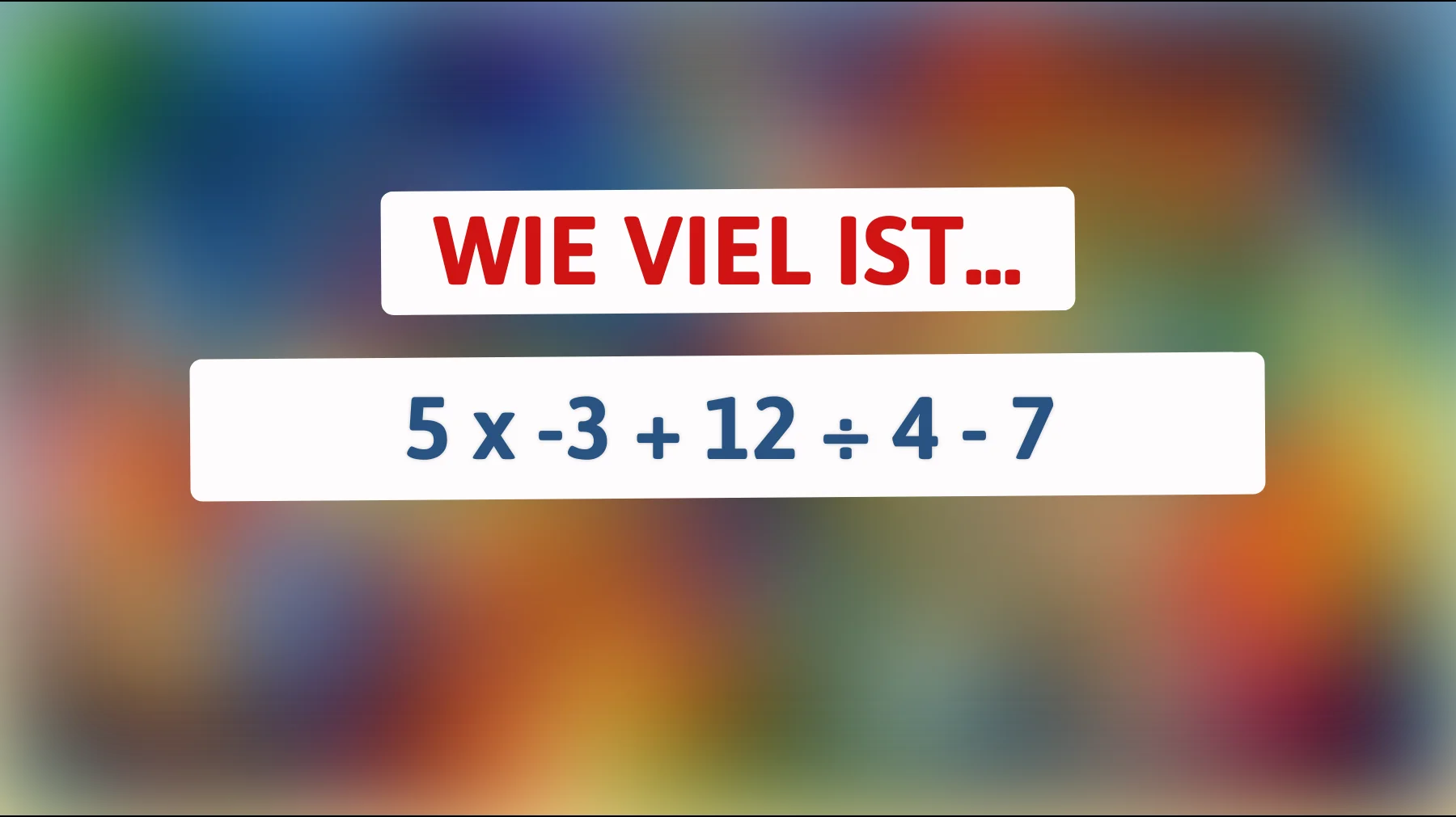 Nur 1% der Menschen können es in Sekundenschnelle lösen: Die Kopfnuss der Mathematiker – traust du dich?"